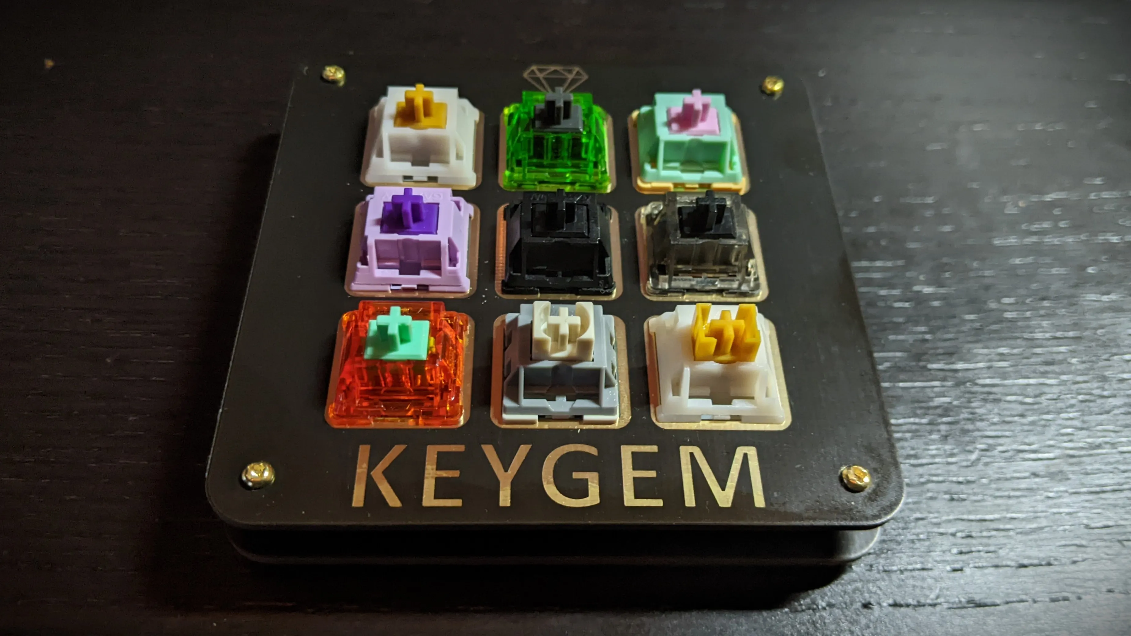 Switch tester with 9 colorful switches