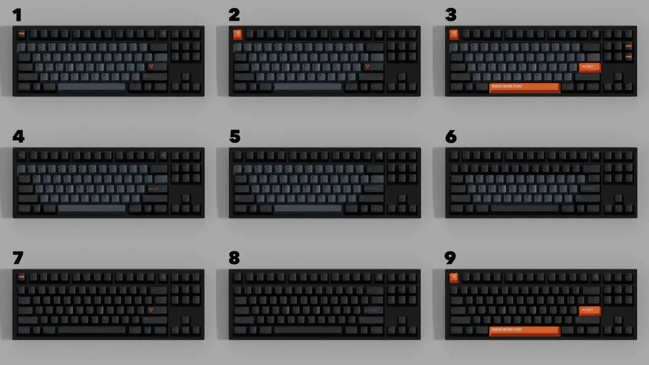 GMK Stealth variations