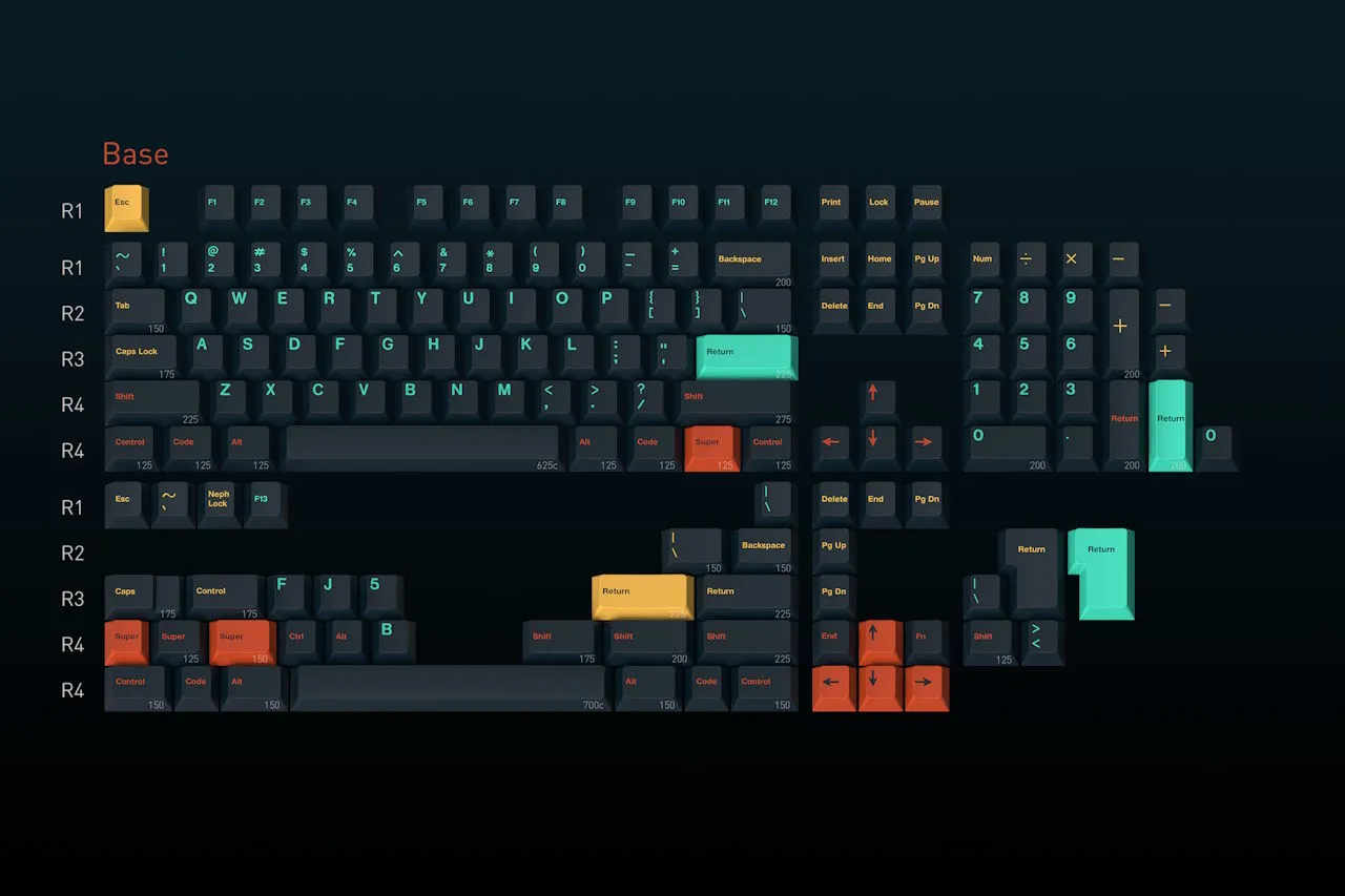 GMK Metropolis R2 base kit render